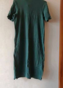 Stylish Green Polo Dress