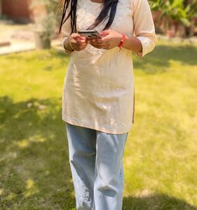 Elegant Embroidered Kurta