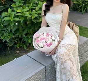 lace maxi dress