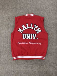 Vintage Red Baseball Jacket