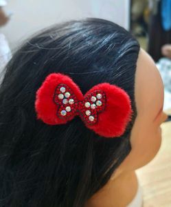 Combo Of Hairband And Bow Clip