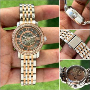 Fossil Two-Tone Skeleton Automatic Watch