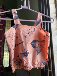 Peach Women Partywear Three Piece Set. Used Only Once💕| Bust :24 Inch | Waist : 28 Inch |