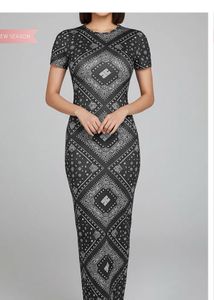 bandana Print Dress