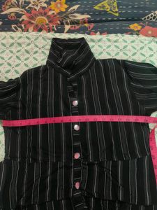 Wonderful...Striped Hi-Lo Dress