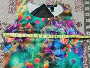 Vibrant Floral Print Two-Piece Set