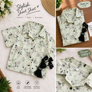 Stylish Floral Print Short Shirt
