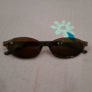 Classic Brown Oval Sunglasses