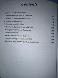 Class X, Science Reference Book
