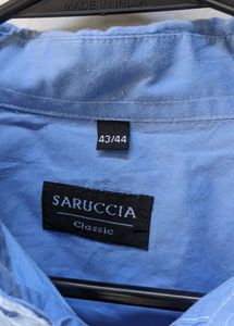 Light Blue Short Sleeve Button-Up Shirt