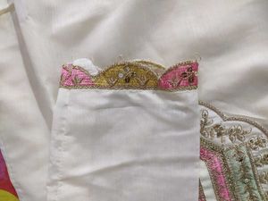 Cream Kurta with Embroidery