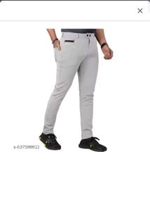 COMBRAIDED Men's Grey Athletic Pants