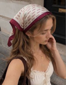 Coach silk Scarf Logo Print