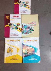 PGR Junior College Study Material Books