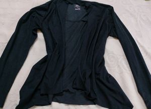 Velvet Assymetrical Shrug