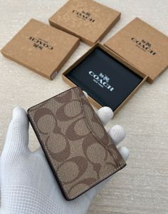 Coach Signature Bifold Card holder