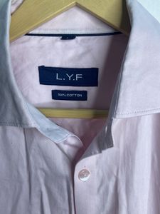 Men's Pink Formal Shirt