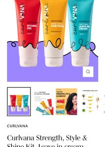 CurlVana Curly Hair Styling Kit