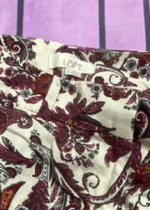 floral cotton pants shorts