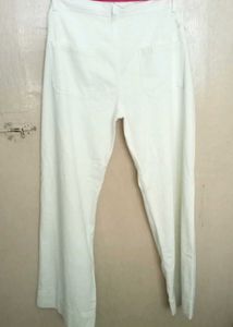 Classic White Wide Leg Pants