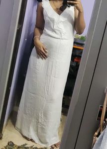 Elegant White Maxi Dress