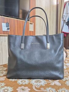 LINO PERROS Grey Tote Bag