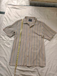 Men's Striped Short Sleeve Shirt