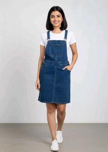 Blue Dungree Denim For 32 Bust, 30 Waist