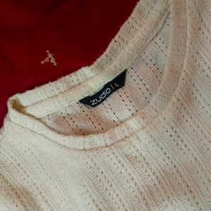 White Knit Top 🤍