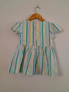 Multicolor Striped Frock (Girl's)