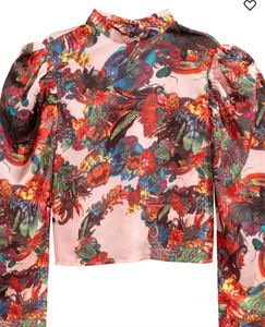 Floral Print Long Sleeve Top