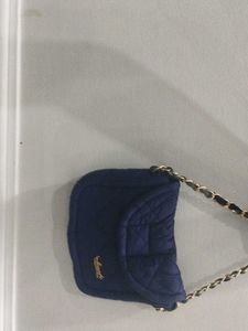 exotic blue Clutch bag