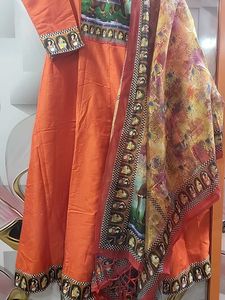 Elegant Orange Kurta
