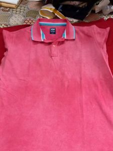 Men's Pink Polo T-Shirt