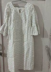 Cotton Suit Set Stitched With Hands Interlocked