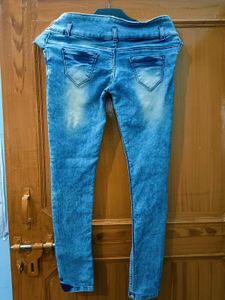 Stylish Blue Wash Denim Jeans