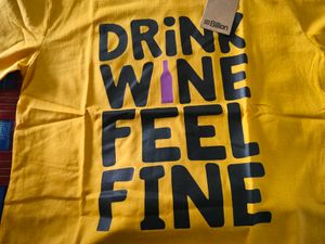 Branded T-shirt (Colour : Mustard)