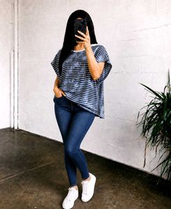 Striped Relaxed Fit Top
