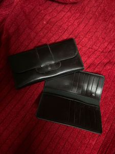 Classic Leather Wallet Set