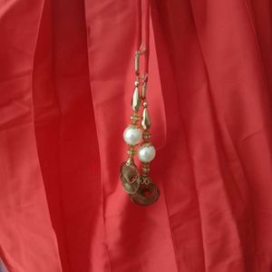 Elegant Red Embroidered Lehnga
