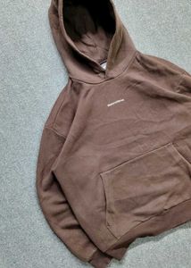 H&amp;M Unisex Brown Oversized Hoodie