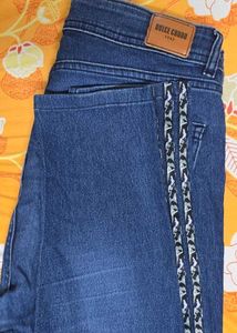 Trendy Side Stripe Denim Jeans