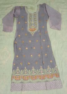 Lavender Kurta Set
