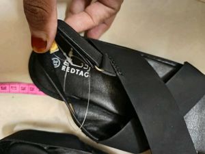 Black Criss-Cross Sandals