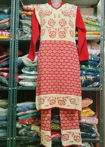 Woolen Kurti Set For Women