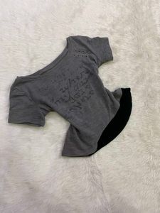 Y2K Layered Grommet Top
