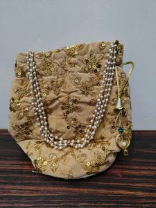Combo of 2 Embellished Potli Bags