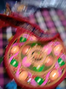 round shape traditional Rajasthani bag
