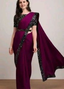 Stunning Sequined Saree