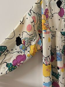 Funky Patterned Button-Down Shirt